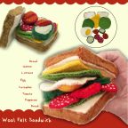 11-Piece Wool Felt Sandwich